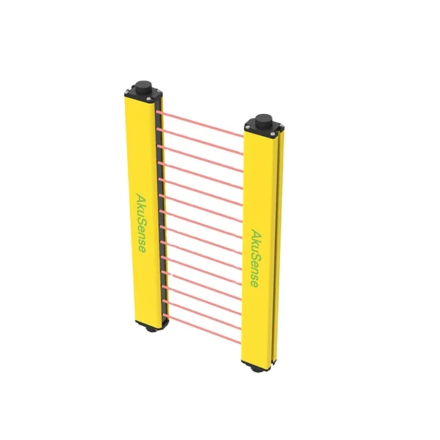AkuSense Infrared Safety Light Curtain Sensor Four Security Levels For High-Risk Site Protection