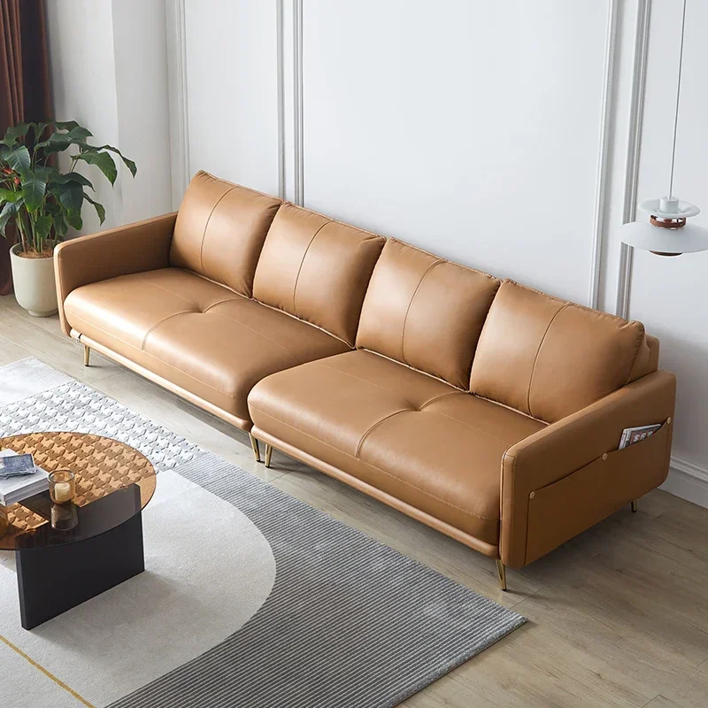 Leather sofa, living room, luxury, modern, high-grade brown sofa, office, straight-line sofa, Italian minimalist sofa
Leather sofa, living room, luxury, modern, high-grade brown sofa, office, straight-line sofa, Italian minimalist sofa