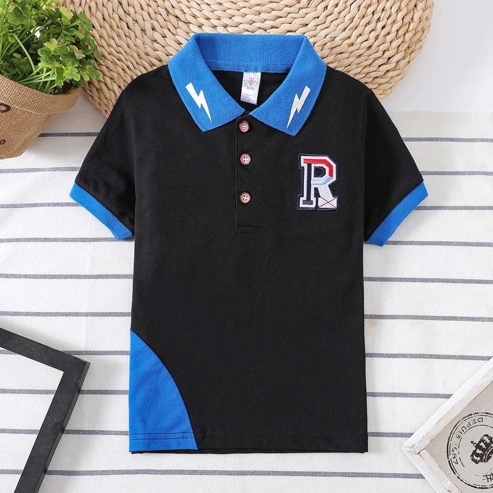 Boys Polo Shirts Summer Short Sleeve T Shirts Boy Childrens Turn-Down Collar Top Kids ventilate casual Clothing Girl cotton Tees
Boys Polo Shirts Summer Short Sleeve T Shirts Boy Childrens Turn-Down Collar Top Kids ventilate casual Clothing Girl cotton Tees