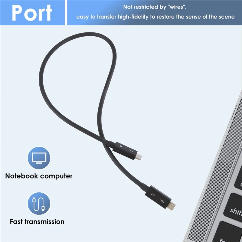 ABUO-Typec Cable For Thunderbolt 3 Data Cable 40Gbps Full Speed 100W Fast Charge 5K Transmission
ABUO-Typec Cable For Thunderbolt 3 Data Cable 40Gbps Full Speed 100W Fast Charge 5K Transmission