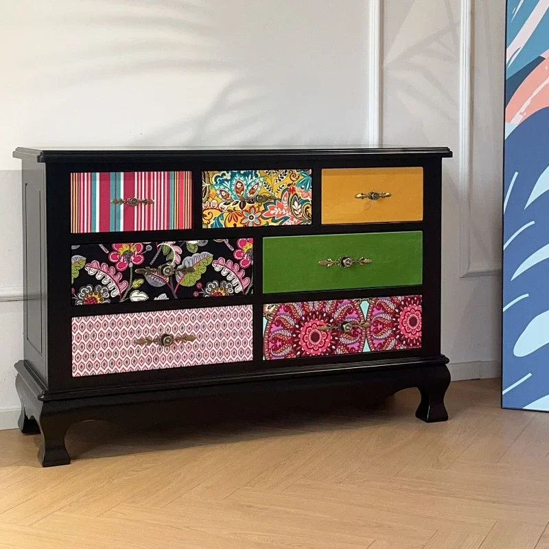 European designer locker, porch cabinet, American bedroom, seven-chest cabinet, solid wood dining side cabinet
European designer locker, porch cabinet, American bedroom, seven-chest cabinet, solid wood dining side cabinet