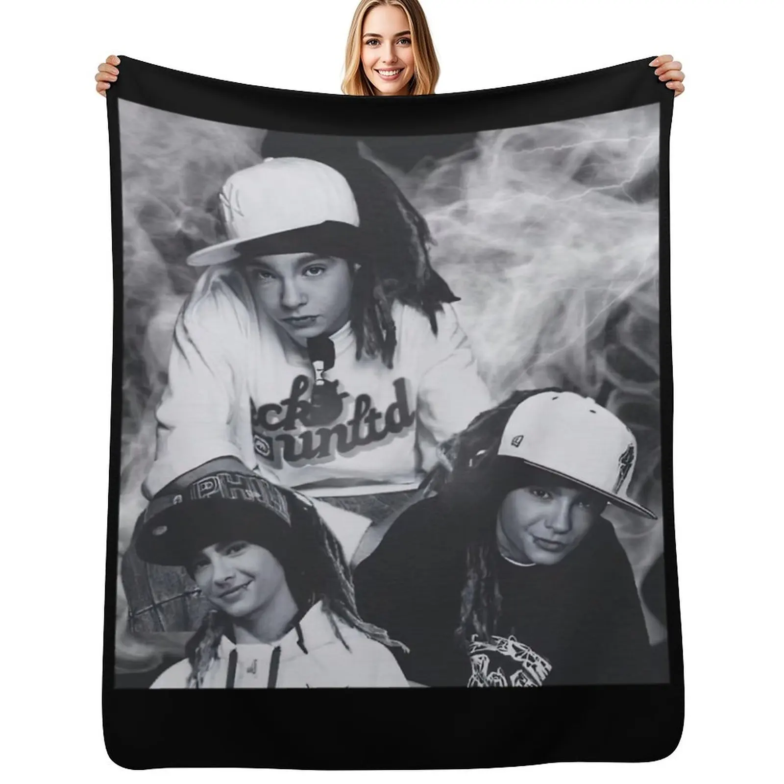 Tom Kaulitz Throw Blanket Men's Soft Warm Throw Blanket for Couch
Tom Kaulitz Throw Blanket Men's Soft Warm Throw Blanket for Couch