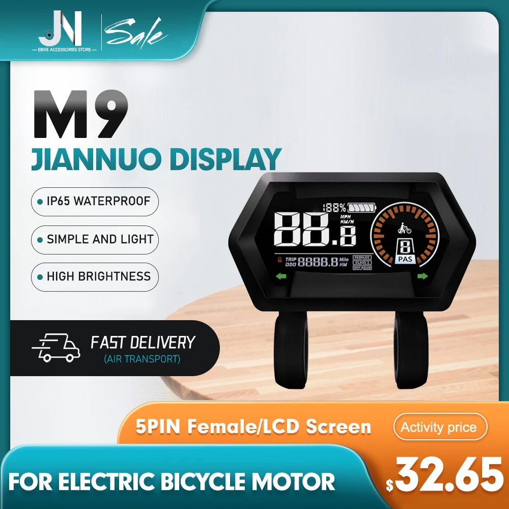 Ebike ЖК-дисплей с цветным дисплеем M9 24 В 36 В 48 В 52 В 60 В 72 В SM/водонепроницаемая вилка для контроллера протокола UART2
Ebike ЖК-дисплей с цветным дисплеем M9 24 В 36 В 48 В 52 В 60 В 72 В SM/водонепроницаемая вилка для контроллера протокола UART2
