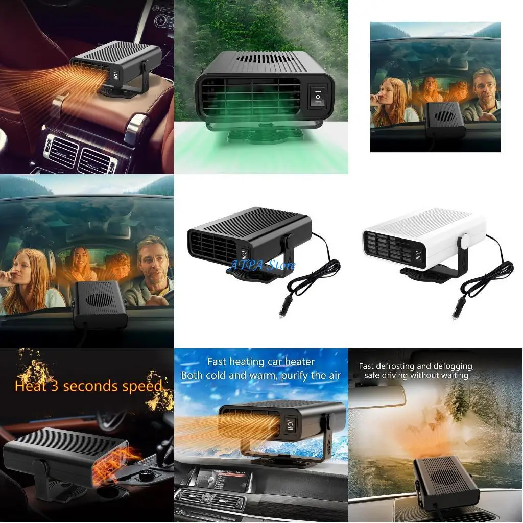 U13C Portable Car Electric Heater Fan Windshield Defogging Demister Defroster for Car Truck Boat Motorhome
U13C Portable Car Electric Heater Fan Windshield Defogging Demister Defroster for Car Truck Boat Motorhome