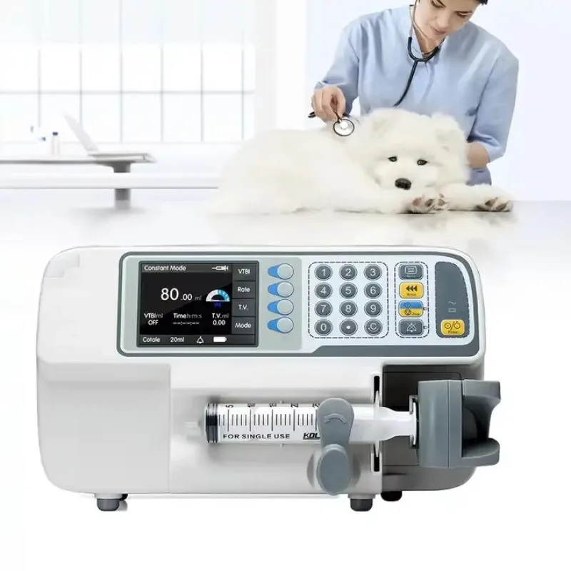 Single Channel Automatic Syringe Pump for Dog Medical VET Pet Infusion
Single Channel Automatic Syringe Pump for Dog Medical VET Pet Infusion