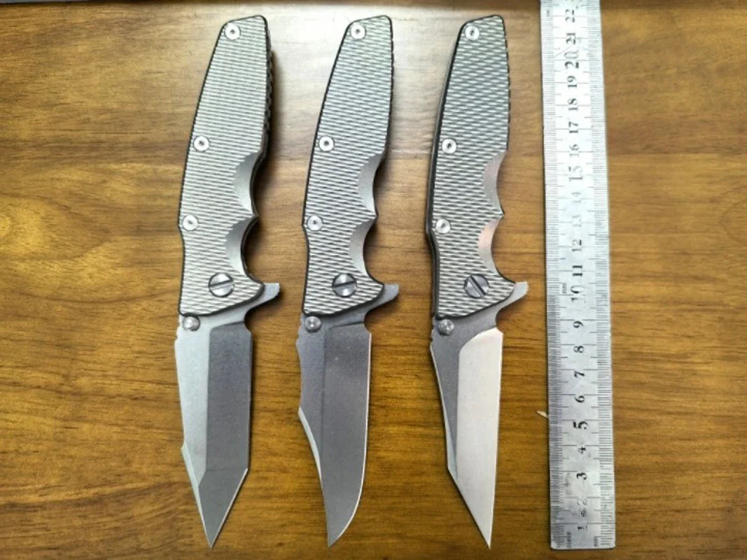 1 PC 3.5 inches Folding Knife N690 Steel Blade Titanium Handle Outdoor Survival EDC Tools
1 PC 3.5 inches Folding Knife N690 Steel Blade Titanium Handle Outdoor Survival EDC Tools