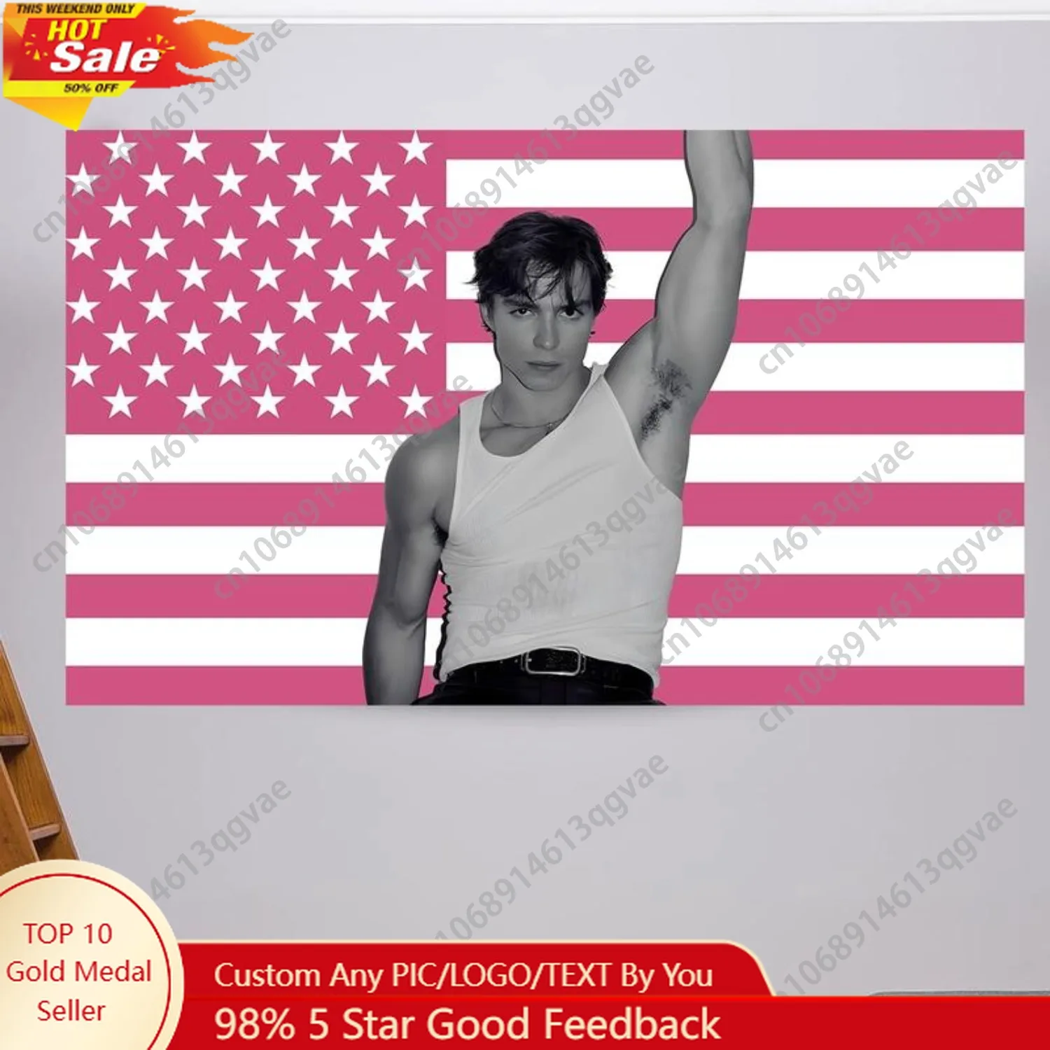 Nicholas Chavez Pink American Tapestry Flag Feet Funny Meme Tapestry Menendez Monsters Rafe Cameron Custom Decoration
Nicholas Chavez Pink American Tapestry Flag Feet Funny Meme Tapestry Menendez Monsters Rafe Cameron Custom Decoration