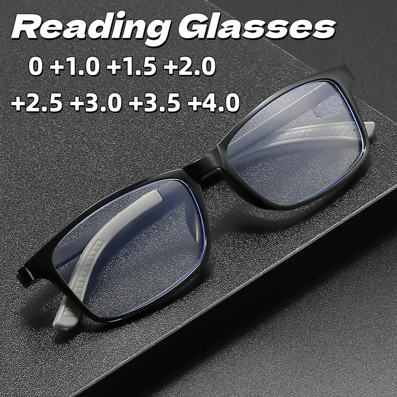 Premium Anti-Blue Light Reading Glasses Unisex TR90 Ultra-Lightweight High-Definition Presbyopia Eyewear Diopter 0 To +4.0
Premium Anti-Blue Light Reading Glasses Unisex TR90 Ultra-Lightweight High-Definition Presbyopia Eyewear Diopter 0 To +4.0