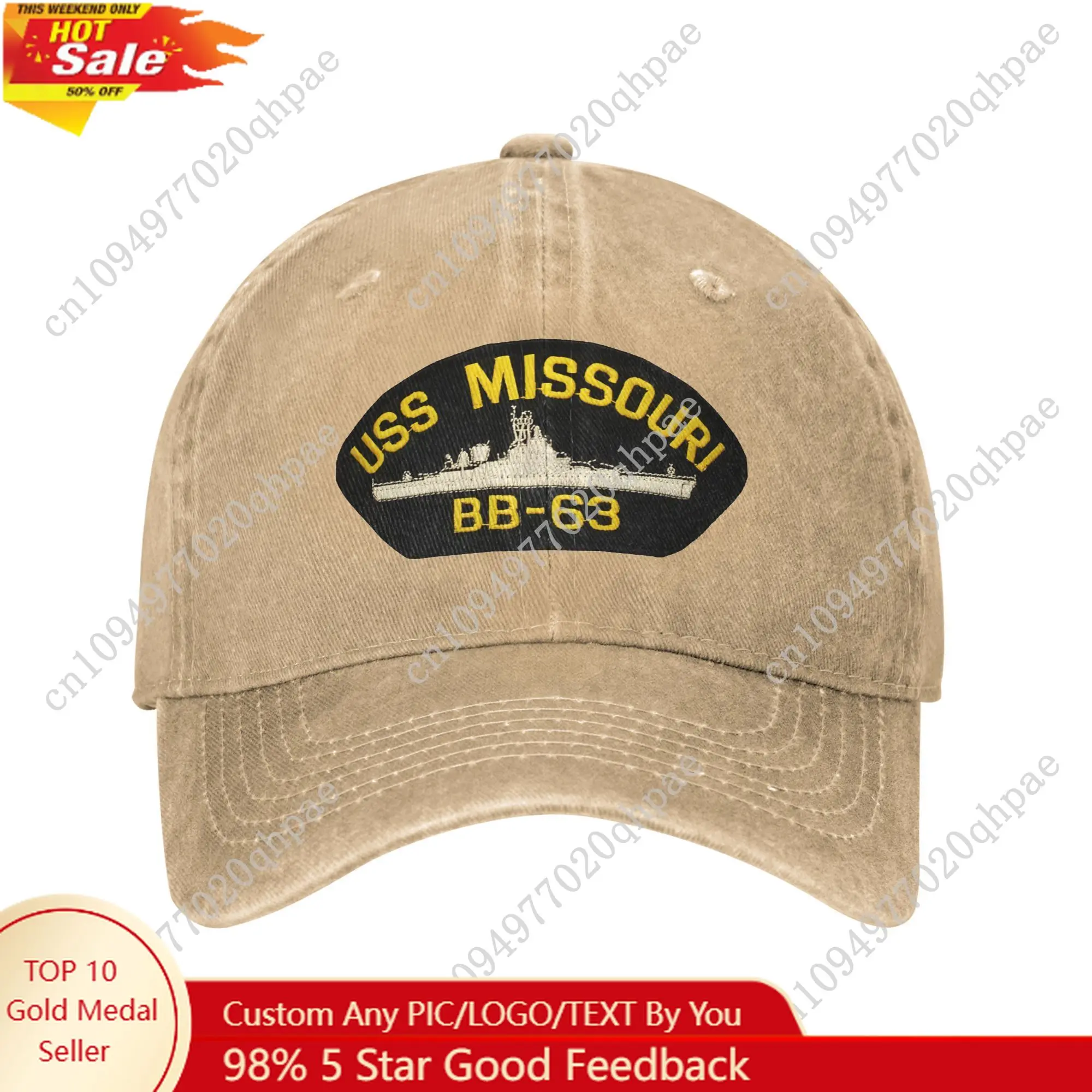 Vintage USS Missouri BB-63 Baseball Cap Men Women Distressed Washed Snapback Cap Warship Navy Ship Outdoor Adjustable Caps Hat
Vintage USS Missouri BB-63 Baseball Cap Men Women Distressed Washed Snapback Cap Warship Navy Ship Outdoor Adjustable Caps Hat