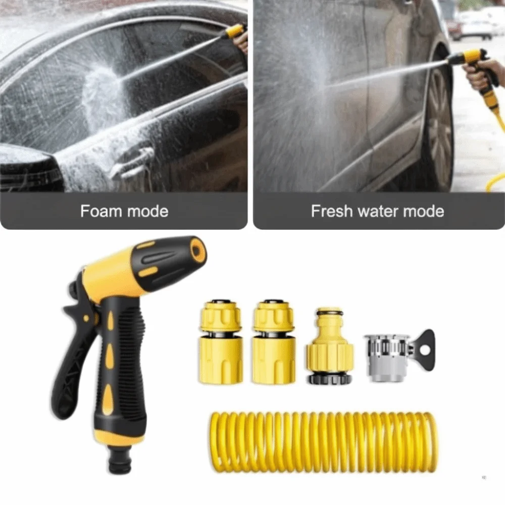 High-pressure Car Wash Water Tool Anti-Abrasion Expansion and Pressurization Hose Spray Nozzle Water Pipes Kit Spring Tube
High-pressure Car Wash Water Tool Anti-Abrasion Expansion and Pressurization Hose Spray Nozzle Water Pipes Kit Spring Tube
