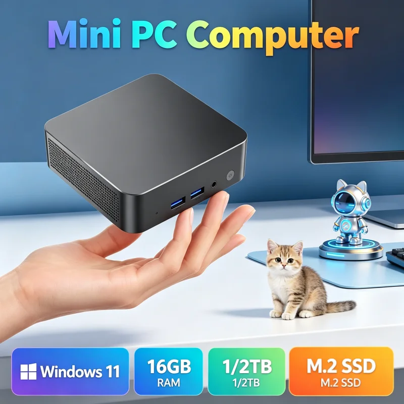 Win11 Pro Portable Gamer PC 2026 Intel N150 Mini Computer 16GB 32GB RAM 1TB 2TB SSD WiFi6 BT5.2 Daily Office Study Gaming PC
Win11 Pro Portable Gamer PC 2026 Intel N150 Mini Computer 16GB 32GB RAM 1TB 2TB SSD WiFi6 BT5.2 Daily Office Study Gaming PC