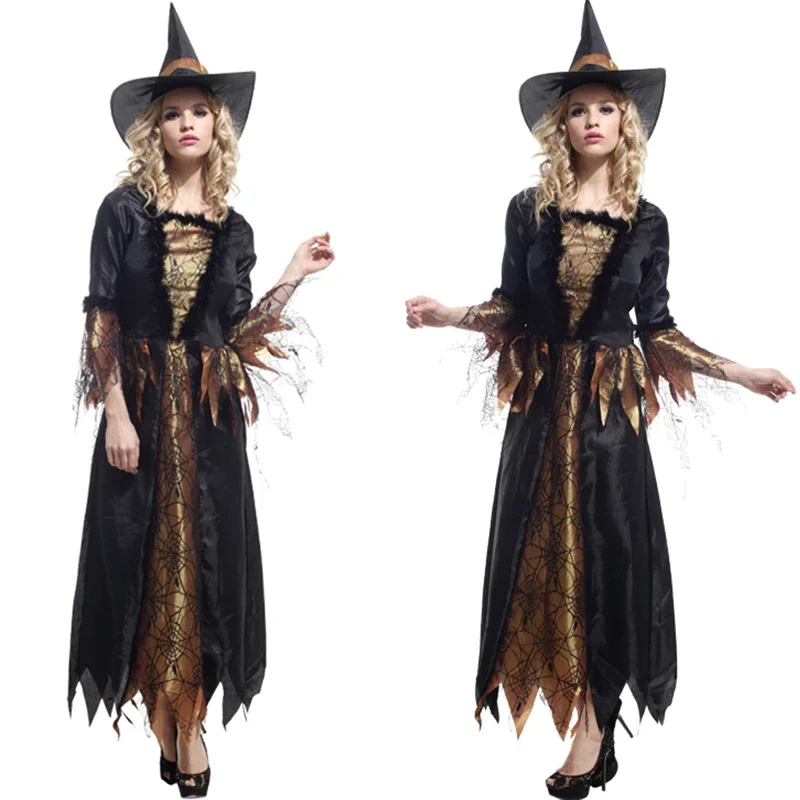 Halloween Costume Adult Cosplay Suit Witch Suit Luxury Gold Witch Suit Queen Party Ball
Halloween Costume Adult Cosplay Suit Witch Suit Luxury Gold Witch Suit Queen Party Ball