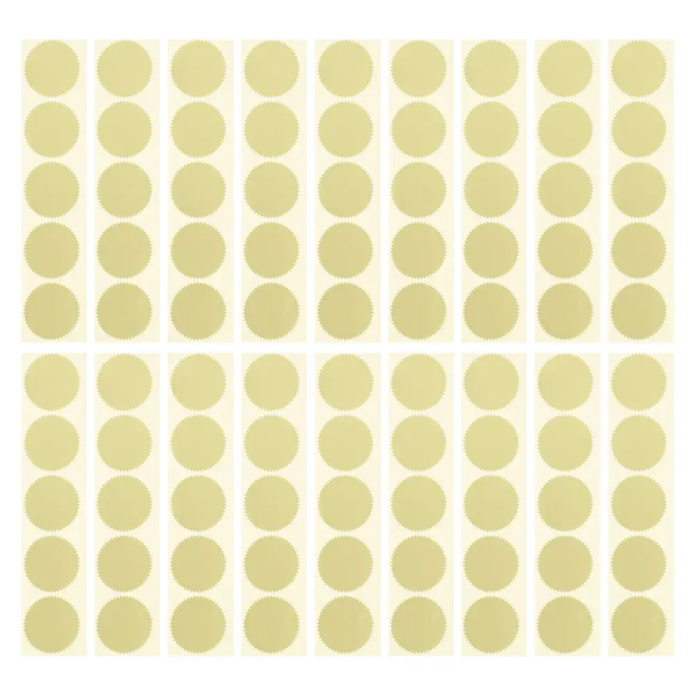 200Pcs Metallic Seal Stickers Blank Embossing Labels for Certificates Awards Trophies Graduation Envelopes Official Documents
200Pcs Metallic Seal Stickers Blank Embossing Labels for Certificates Awards Trophies Graduation Envelopes Official Documents