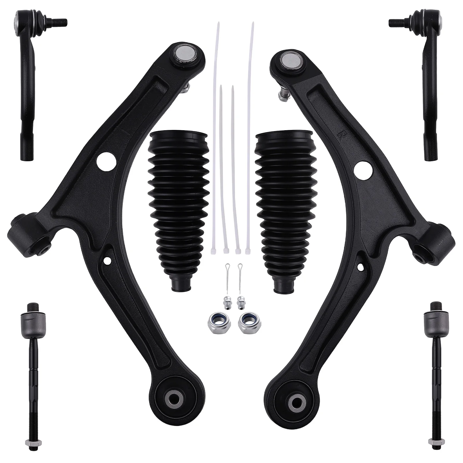 Front Lower Control Arms Tie Rods for 2003 2004 2005 2006 2007 2008 Honda Pilot
Front Lower Control Arms Tie Rods for 2003 2004 2005 2006 2007 2008 Honda Pilot
