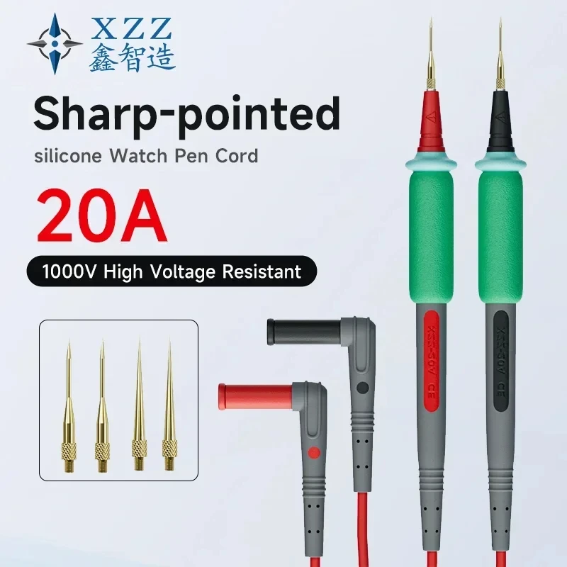 XZZ P2Multimeter test pen hard head universal maintenance detection high temperature resistant silicone handle replaceableneedle
XZZ P2Multimeter test pen hard head universal maintenance detection high temperature resistant silicone handle replaceableneedle