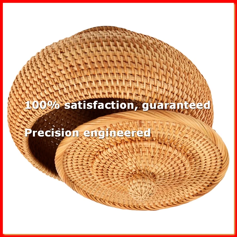 Storage Basket Hand-Woven Rattan Woven with Cover Round Primary Color Chinese Jewelry Snacks Tea Set Storage Box-A09G
Storage Basket Hand-Woven Rattan Woven with Cover Round Primary Color Chinese Jewelry Snacks Tea Set Storage Box-A09G