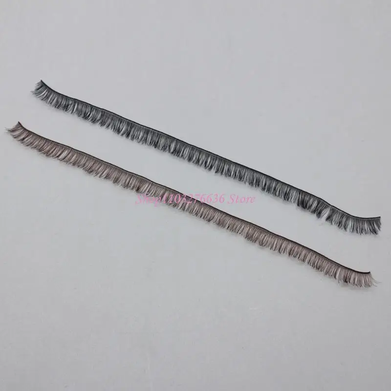 R6FD Doll Makeup Accessories Nylon Eyelashes Kits 5PCS Customizable Length Flexible Eyelash For Crafting Doll Makeover Task
R6FD Doll Makeup Accessories Nylon Eyelashes Kits 5PCS Customizable Length Flexible Eyelash For Crafting Doll Makeover Task