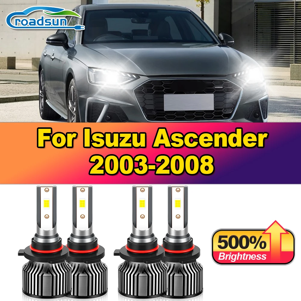 240W Super Bright LED Headlight Bulbs 40000LM High Low Beam Auto Lamps 12V 6000K Car Lights For Isuzu Ascender 2003-2004 2008
240W Super Bright LED Headlight Bulbs 40000LM High Low Beam Auto Lamps 12V 6000K Car Lights For Isuzu Ascender 2003-2004 2008