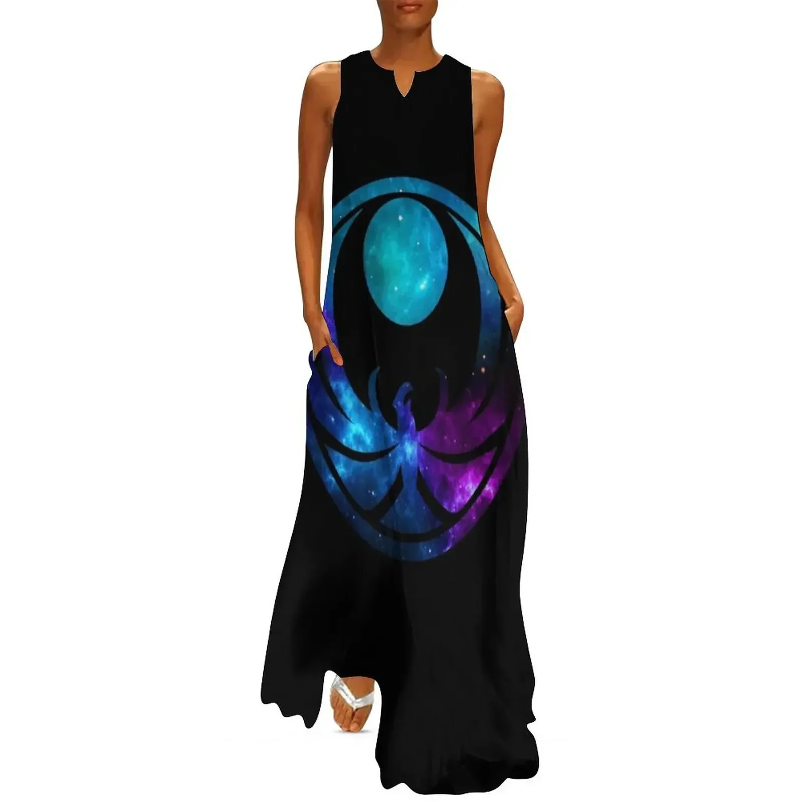 Nightingale Energies Long Dress beach dresses luxury woman party dress summer clothes for women Dress 
Nightingale Energies Long Dress beach dresses luxury woman party dress summer clothes for women Dress