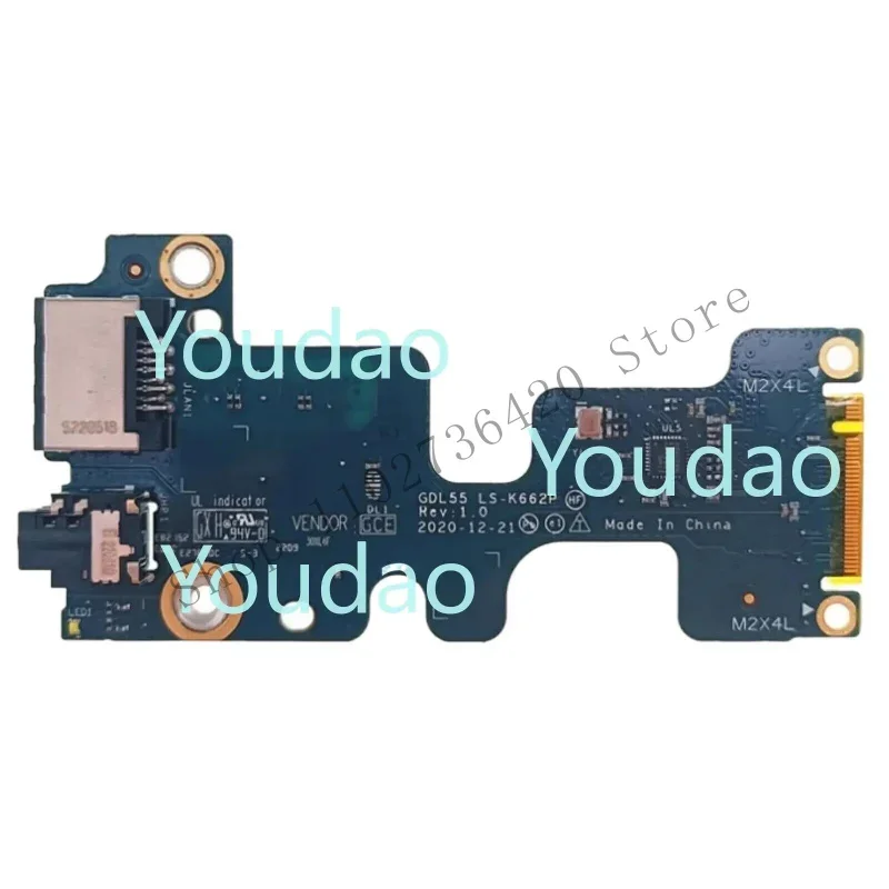 WYORESY Новый 0PMY37 LS-K662P для Dell G15 5510 5511 GDL55 RJ45 LAN плата аудио модуль T
WYORESY Новый 0PMY37 LS-K662P для Dell G15 5510 5511 GDL55 RJ45 LAN плата аудио модуль T