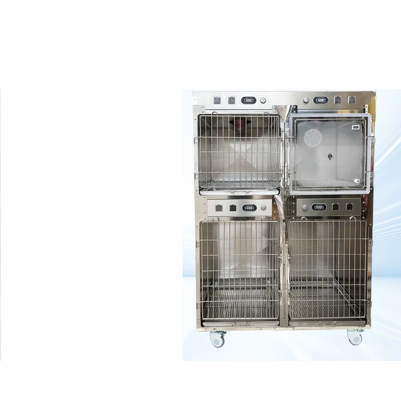 Stainless steel pet cage pet store foster cage hospital constant temperature oxygen cabin cage
Stainless steel pet cage pet store foster cage hospital constant temperature oxygen cabin cage