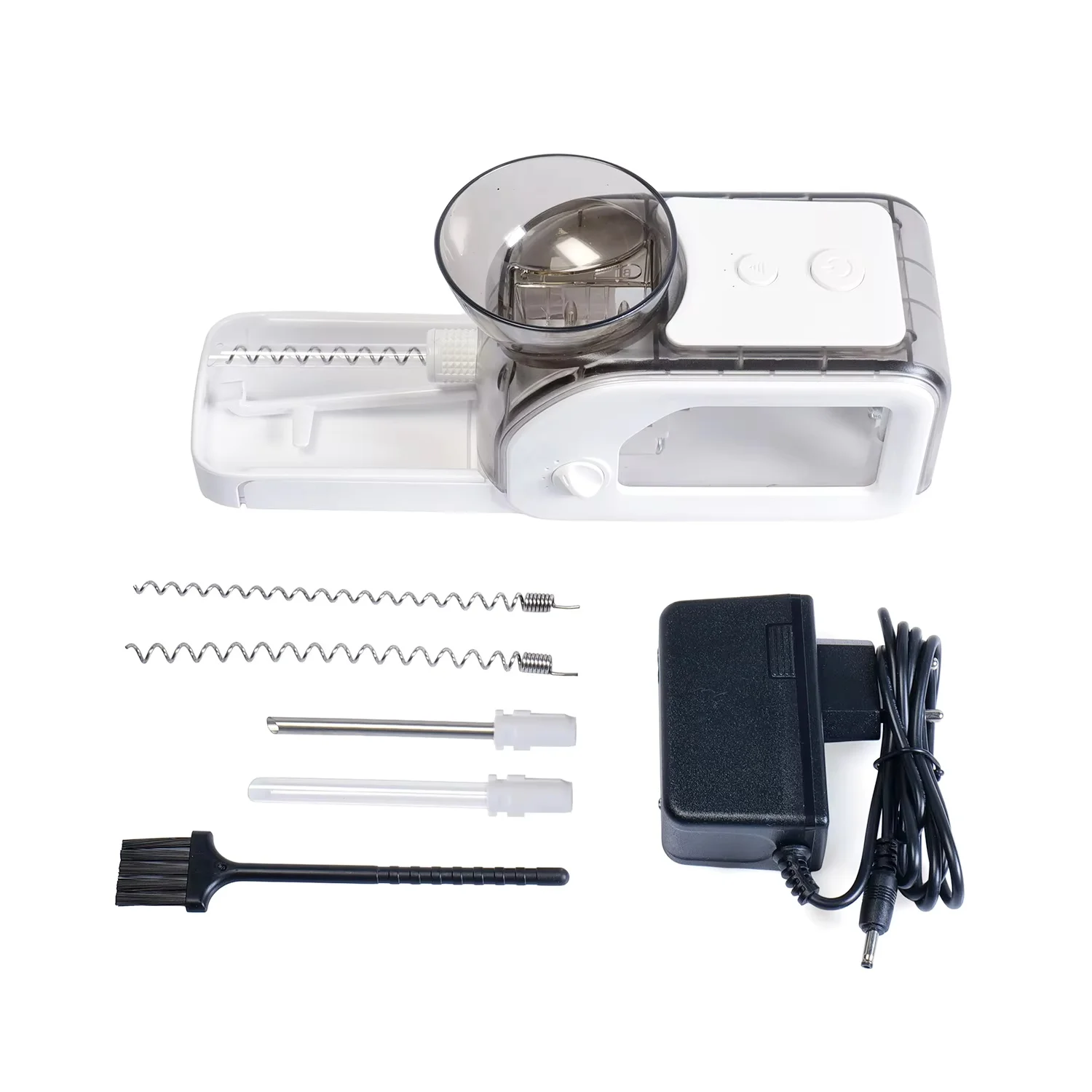 Электрическая машина для наполнения табака со светодиодной подсветкой 5,5 мм 6,5 мм 8 мм калибр сигаретный ролик для упаковки сигарет Инструменты для курения
Электрическая машина для наполнения табака со светодиодной подсветкой 5,5 мм 6,5 мм 8 мм калибр сигаретный ролик для упаковки сигарет Инструменты для курения