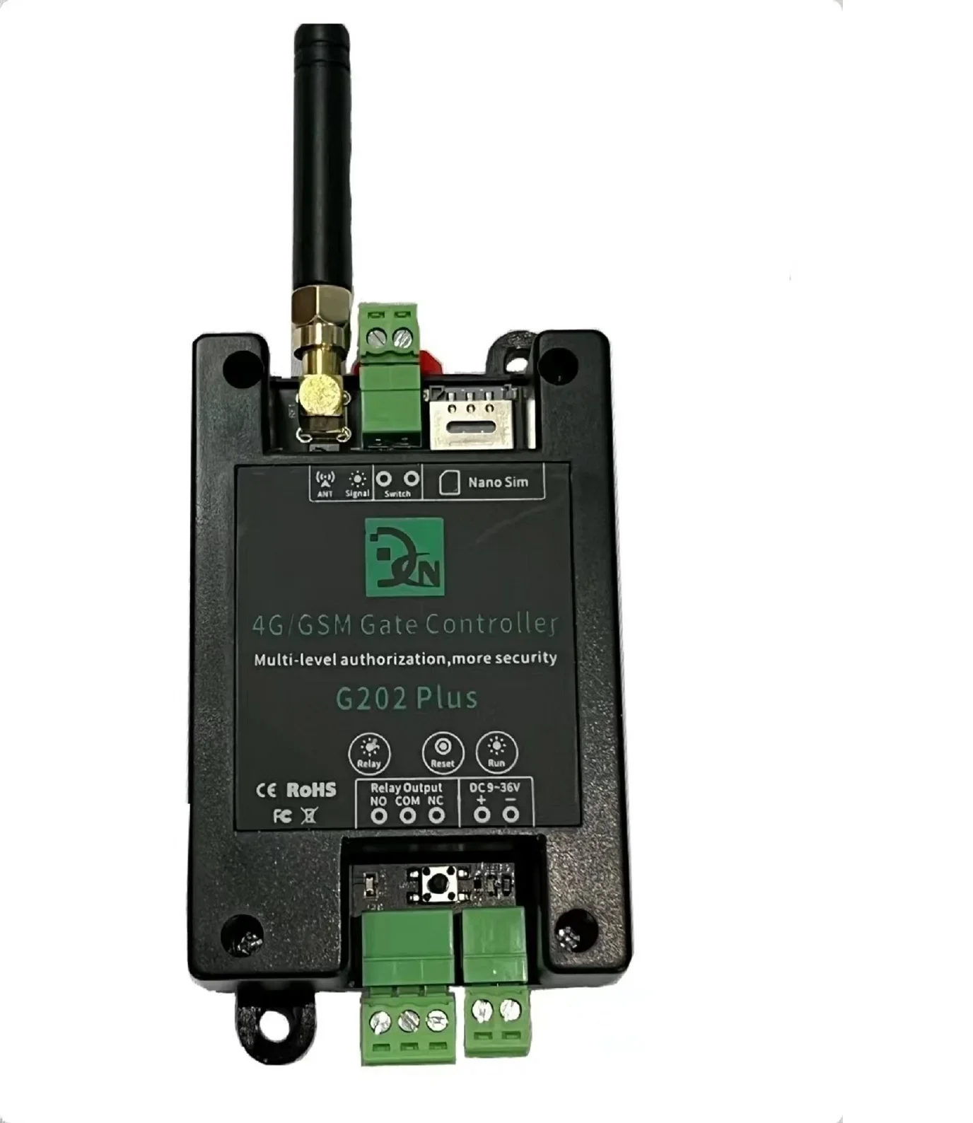 GSM Remote Control Door Opener GSM Relay Switch Wireless Remote Control Door Opener G202 PLUS
GSM Remote Control Door Opener GSM Relay Switch Wireless Remote Control Door Opener G202 PLUS