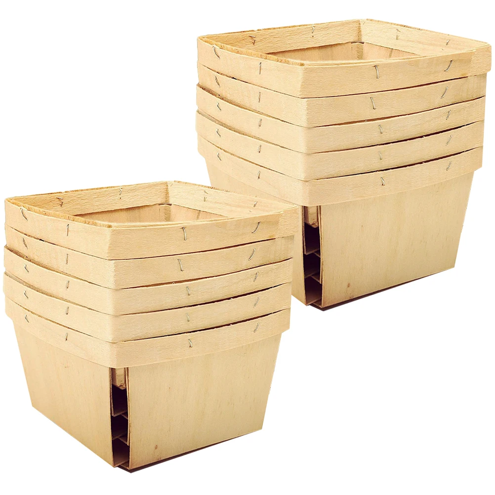 10pcs Wood Storage Basket Kitchen Storage Bread Baskets For Serving Natural Decor Wood Material Picnic Home Use
10pcs Wood Storage Basket Kitchen Storage Bread Baskets For Serving Natural Decor Wood Material Picnic Home Use