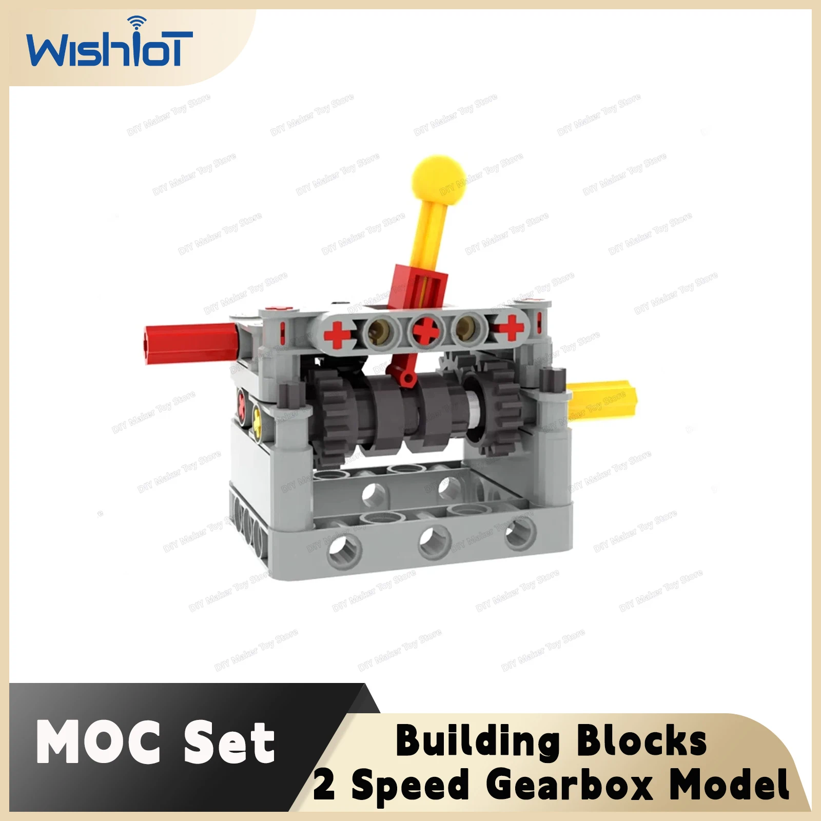 MOC 2 Speed Gearbox Building Blocks Dual Speed Gears Mechanical Technology Transmission System Bricks Set Assembly Toys Gifts
MOC 2 Speed Gearbox Building Blocks Dual Speed Gears Mechanical Technology Transmission System Bricks Set Assembly Toys Gifts