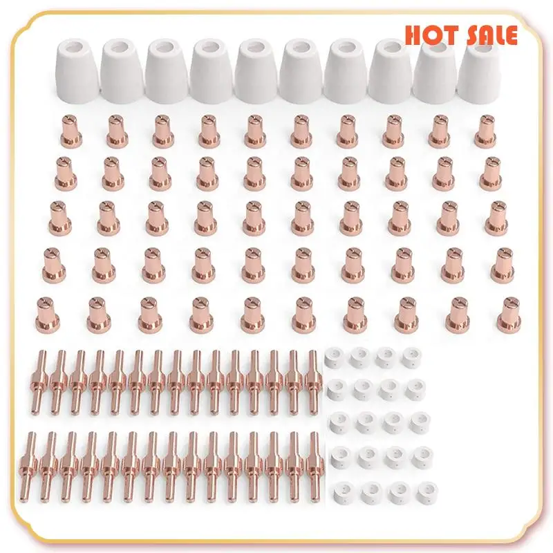 ABFA 110 Pcs Plasma Cutting Consumables Fit Cut 40 50 With Plasma Cutter Torch PT31 LG40
ABFA 110 Pcs Plasma Cutting Consumables Fit Cut 40 50 With Plasma Cutter Torch PT31 LG40