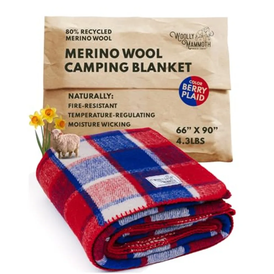 Merino Wool Blanket - 80% Merino Wool - Camping Blankets for Cold Weather - Mositure-Wicking for Overlanding, Hunting, Emergenc
Merino Wool Blanket - 80% Merino Wool - Camping Blankets for Cold Weather - Mositure-Wicking for Overlanding, Hunting, Emergenc