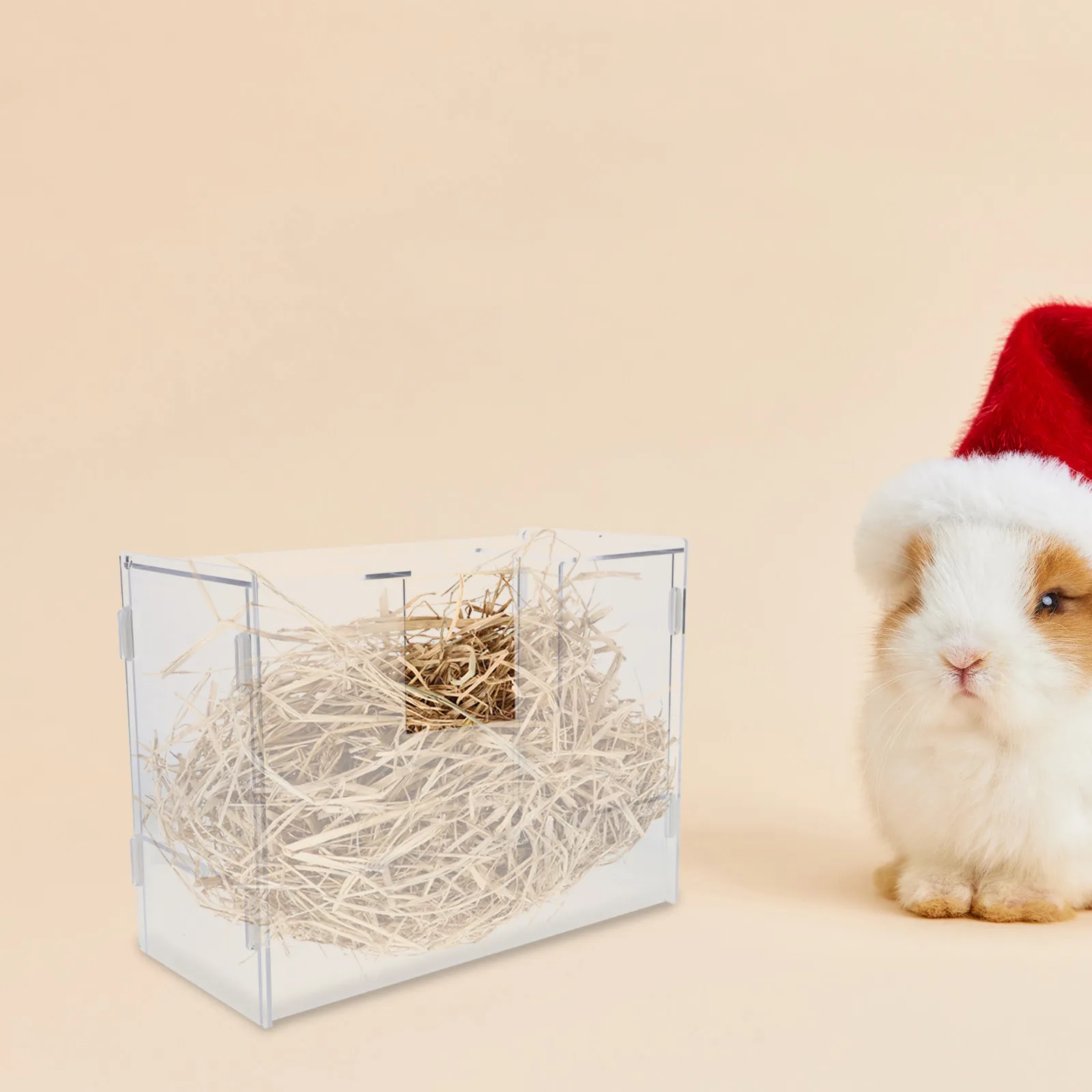 Acrylic Rabbit Feeder Large Capacity Hay Holder with Built in Toilet for Rabbits Small Pets Bunny Feeder Hay Dispenser Rabbit
Acrylic Rabbit Feeder Large Capacity Hay Holder with Built in Toilet for Rabbits Small Pets Bunny Feeder Hay Dispenser Rabbit