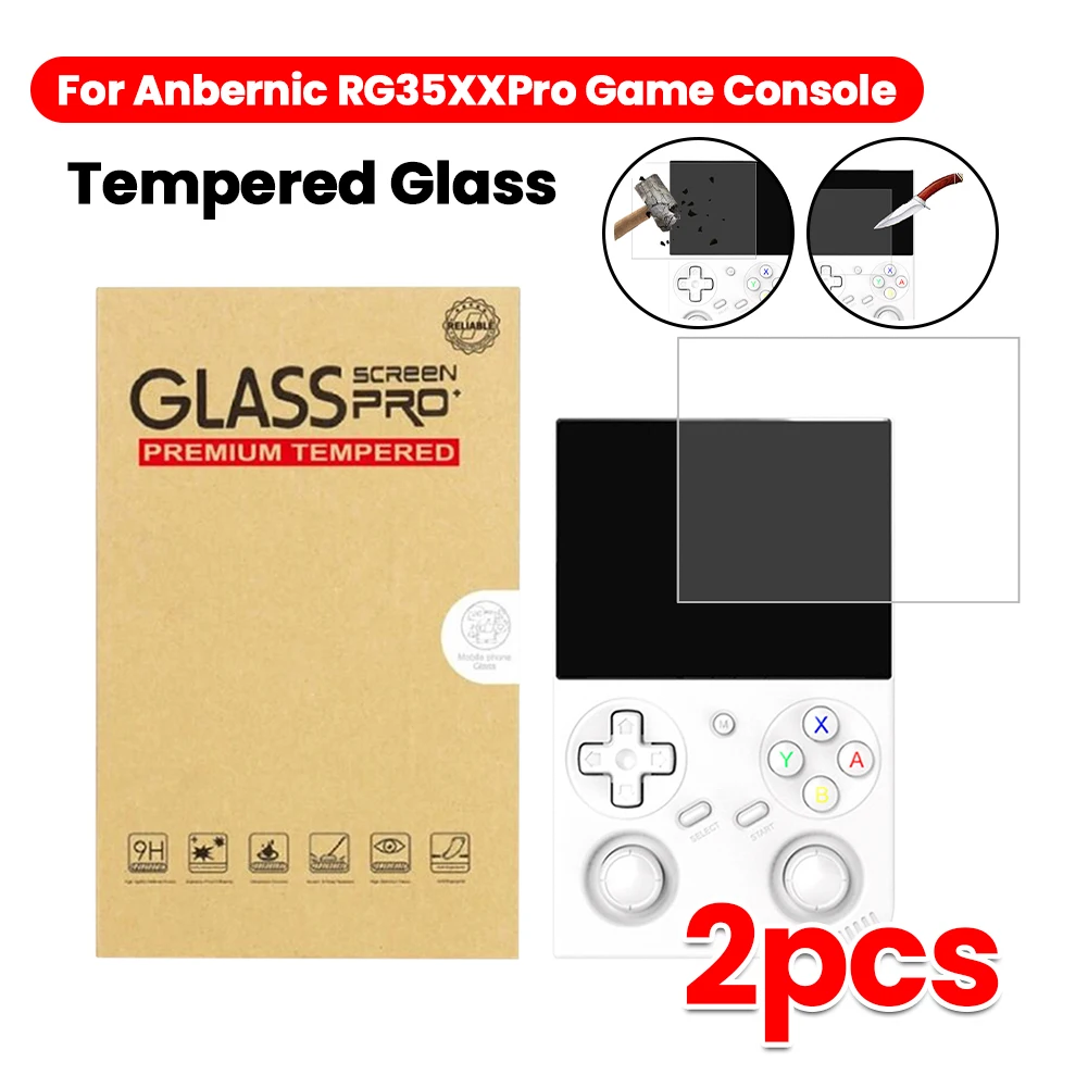 2 шт. защитная пленка из закаленного стекла с защитой от царапин 9H HD для портативной игровой консоли Anbernic RG35XX Pro
2 шт. защитная пленка из закаленного стекла с защитой от царапин 9H HD для портативной игровой консоли Anbernic RG35XX Pro