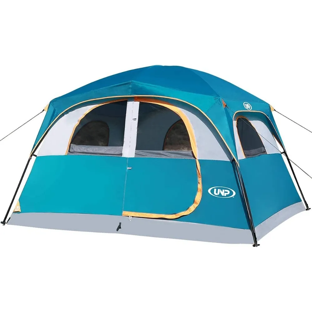 Tents 6 Person Waterproof Windproof Easy Setup,Double Layer Family Camping Tent
Tents 6 Person Waterproof Windproof Easy Setup,Double Layer Family Camping Tent