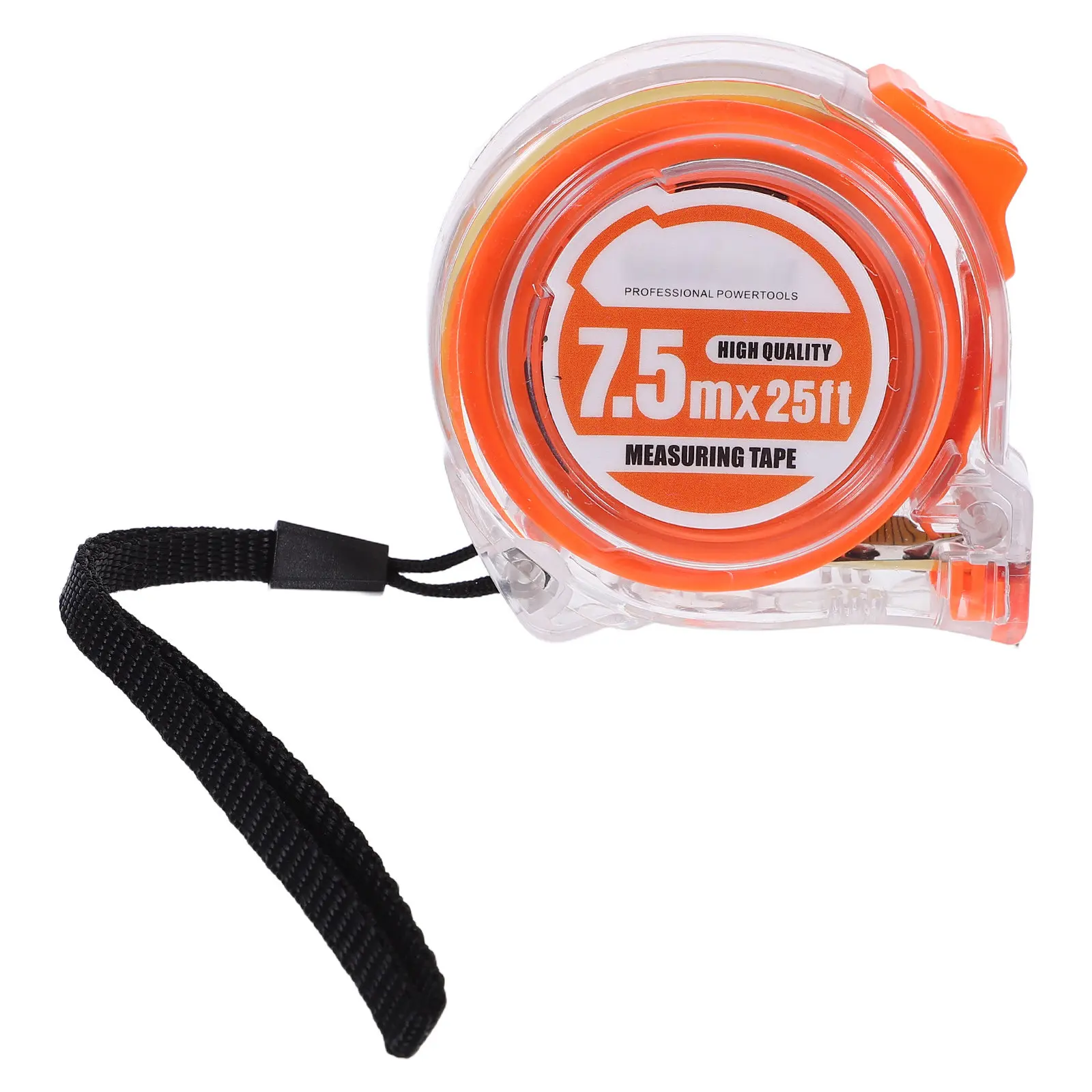 Metric Tape Measure 7.5m 25Ft Stainless Steel Retractable Transparent Tape High Precision Measuring Tool for Construction
Metric Tape Measure 7.5m 25Ft Stainless Steel Retractable Transparent Tape High Precision Measuring Tool for Construction