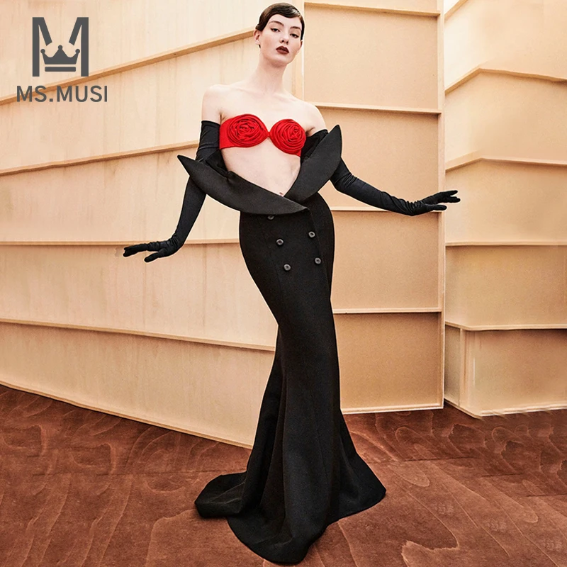 MSMUSI 2024 New Fashion Sexy Off The Shoulder Floral Hollow Out Long Sleeve Backless Bandage Party Club Bodycon Maxi Dress Gown
MSMUSI 2024 New Fashion Sexy Off The Shoulder Floral Hollow Out Long Sleeve Backless Bandage Party Club Bodycon Maxi Dress Gown