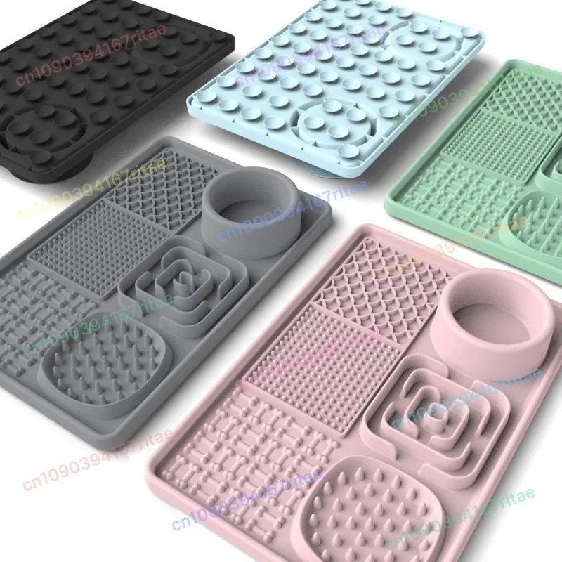 Dog Slow Food Bowl Partition Plate Cat Pet Large, Medium and Small Dog Licking Pad Tableware Anti-choking Silicone Catering
Dog Slow Food Bowl Partition Plate Cat Pet Large, Medium and Small Dog Licking Pad Tableware Anti-choking Silicone Catering