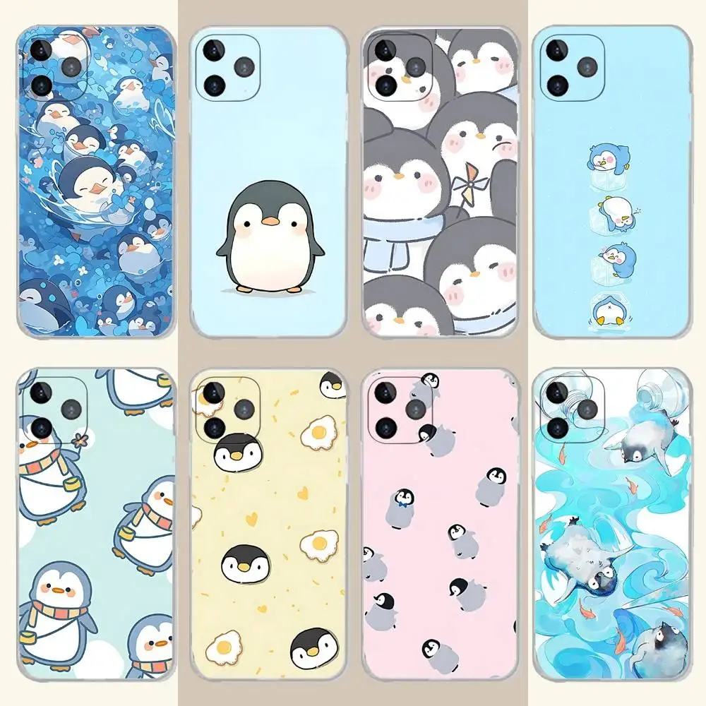 Cartoon Penguin Kawaii Phone Case For iPhone 17,16,15,14,13,12,11 Pro,Max,Plus,X,XS,XR,SE4,E Mini Transparent Soft Cover 
Cartoon Penguin Kawaii Phone Case For iPhone 17,16,15,14,13,12,11 Pro,Max,Plus,X,XS,XR,SE4,E Mini Transparent Soft Cover