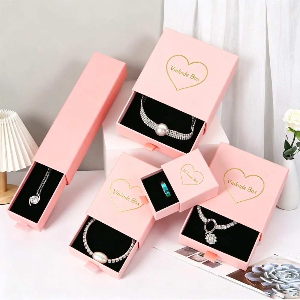 Custom Logo Paper Jewelry Boxes Personalized Earrings Ring Perfume Cosmetic Drawer Container Cases Valentine Gift Packing Case
Custom Logo Paper Jewelry Boxes Personalized Earrings Ring Perfume Cosmetic Drawer Container Cases Valentine Gift Packing Case