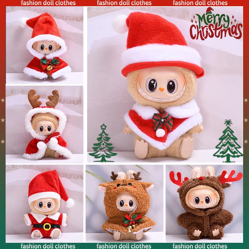For 17cm Labubu Pendant Doll Clothes Christmas Dress Up Doll Clothing Vinyl Sitting Party Labubu Baby Clothes Doll Accessories
For 17cm Labubu Pendant Doll Clothes Christmas Dress Up Doll Clothing Vinyl Sitting Party Labubu Baby Clothes Doll Accessories