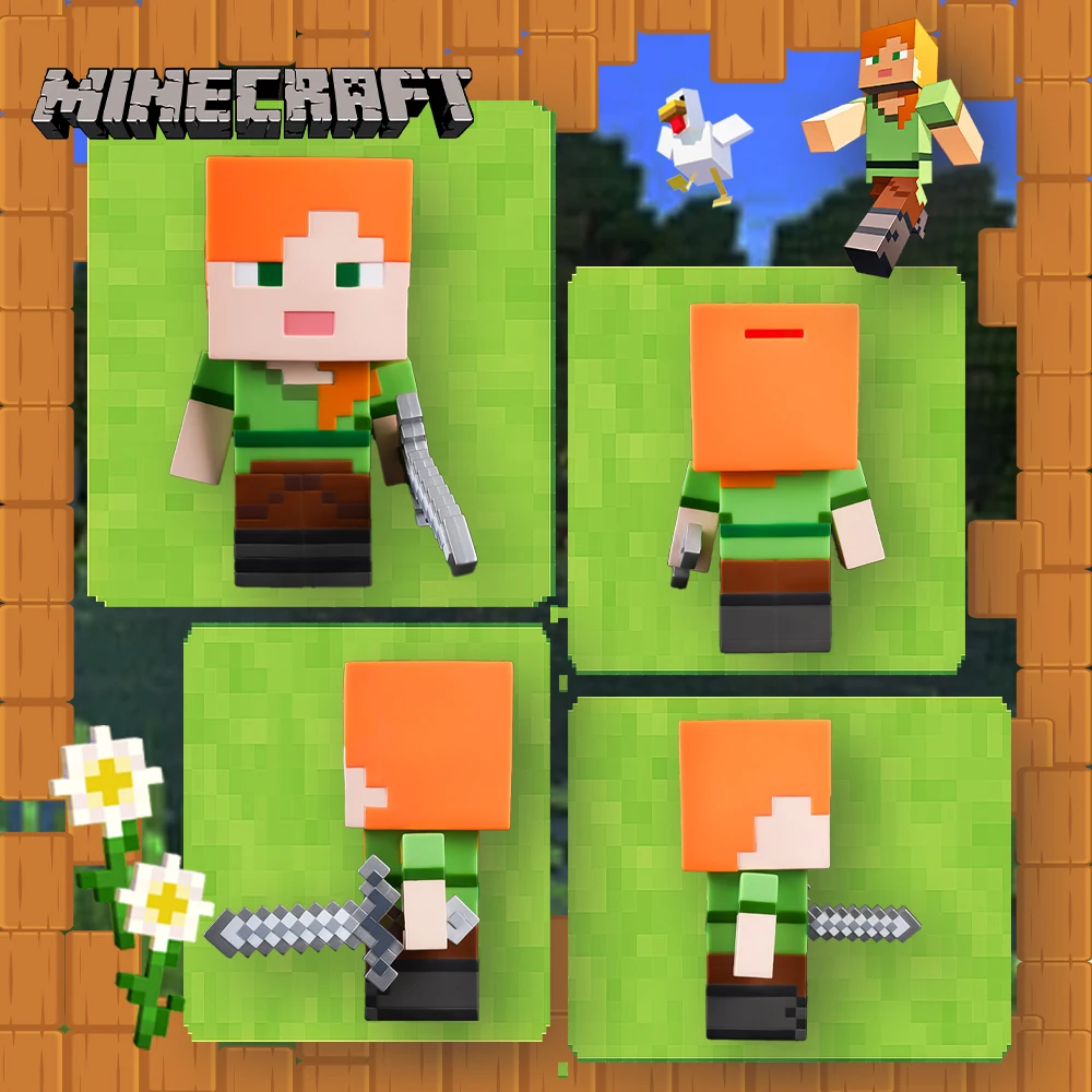 Официальная лицензированная фигурка-копилка Minecraft из ПВХ, копилка для денег, коллекционная настольная емкость для хранения, банка для накоплений, декор для дома, 1 шт.
Официальная лицензированная фигурка-копилка Minecraft из ПВХ, копилка для денег, коллекционная настольная емкость для хранения, банка для накоплений, декор для дома, 1 шт.