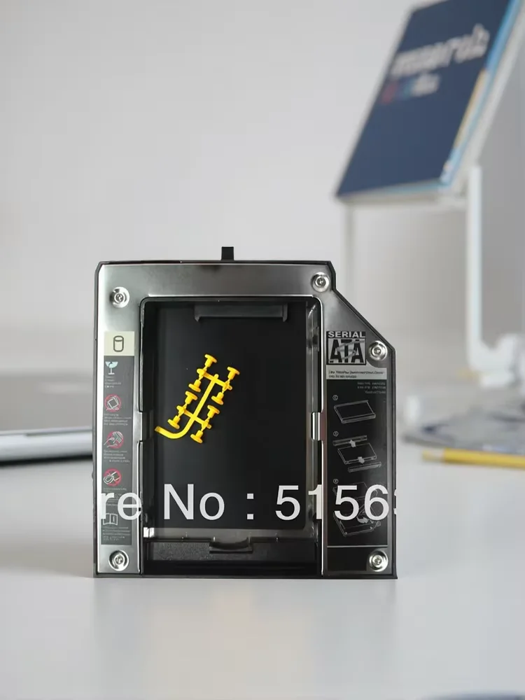 12.7mm 2nd SATA HDD SSD Hard Drive Bay Caddy for Lenovo Thinkpad T420 T430 W530 T530
12.7mm 2nd SATA HDD SSD Hard Drive Bay Caddy for Lenovo Thinkpad T420 T430 W530 T530
