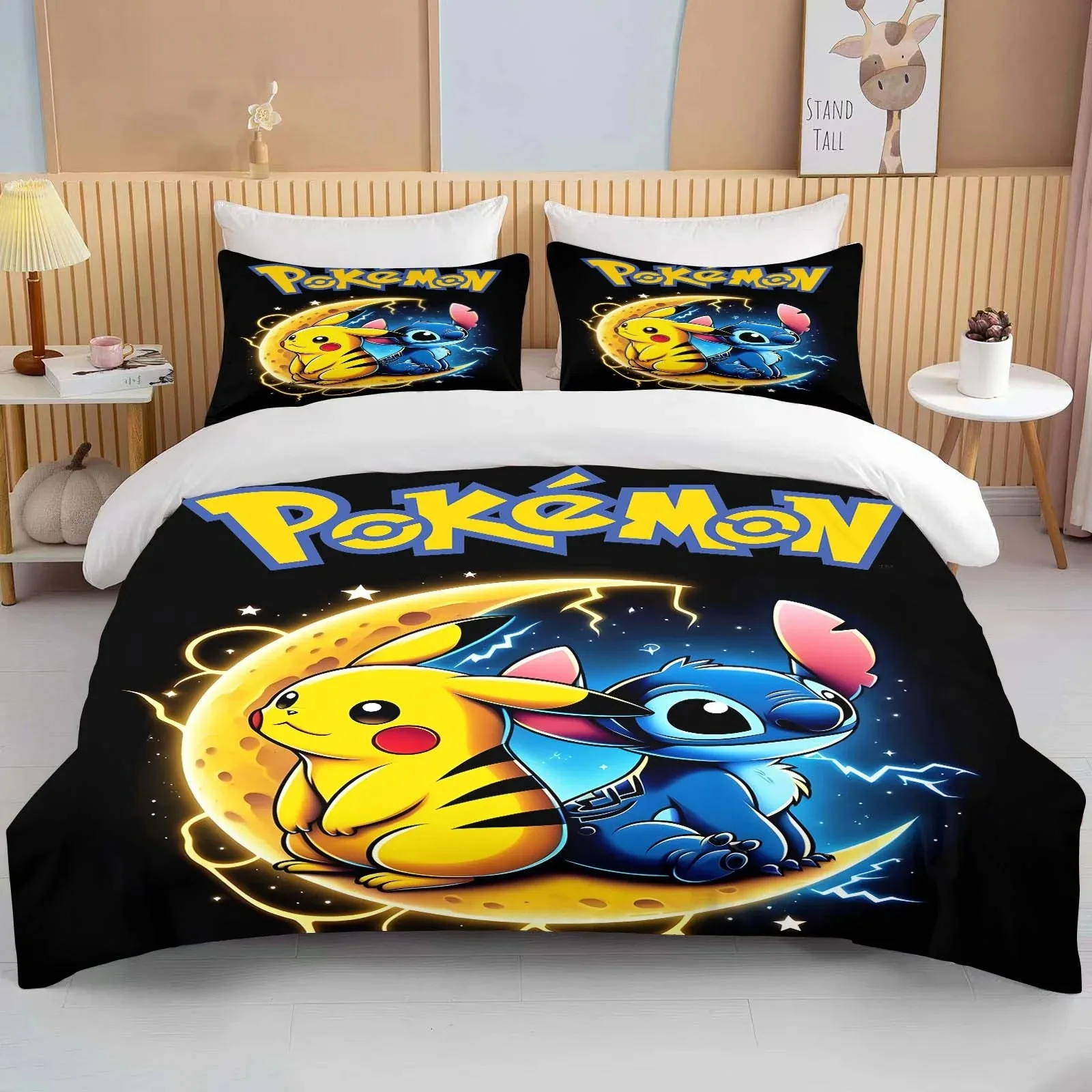 Комплекты постельного белья Pokémon Pikachu Bulbasaur, изысканный комплект постельного белья, пододеяльник, комплект постельного белья, роскошный подарок на день рождения
Комплекты постельного белья Pokémon Pikachu Bulbasaur, изысканный комплект постельного белья, пододеяльник, комплект постельного белья, роскошный подарок на день рождения