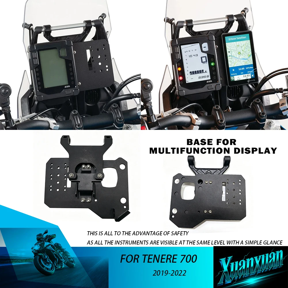 Держатель для телефона на мотоцикл Yamaha Tenere 700 T700 T7 2019-2022, кронштейн для навигатора T700 T7 TENERE700
Держатель для телефона на мотоцикл Yamaha Tenere 700 T700 T7 2019-2022, кронштейн для навигатора T700 T7 TENERE700