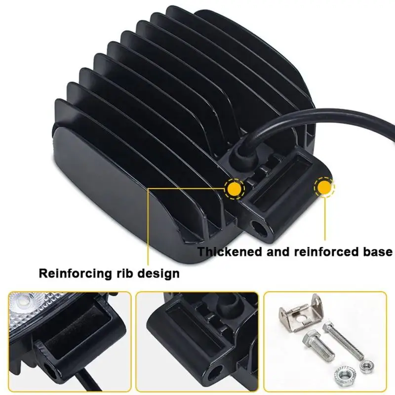 4 Inch LED Flood Light Excavator Squar Forklift Tractor Heavy Duty Blub Offroad 12V 24V 6240LM Agricultural Vehicles
4 Inch LED Flood Light Excavator Squar Forklift Tractor Heavy Duty Blub Offroad 12V 24V 6240LM Agricultural Vehicles