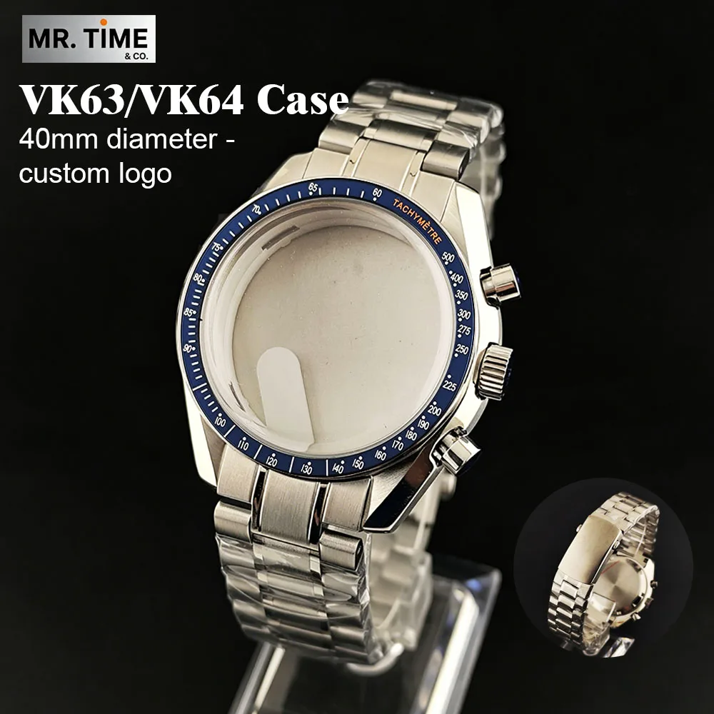 Fashion VK63/VK64 Case Men's Watch Case Customized Logo Sapphire Glass Stainless Steel Case VK63/VK64 Movement Watch Accessories
Fashion VK63/VK64 Case Men's Watch Case Customized Logo Sapphire Glass Stainless Steel Case VK63/VK64 Movement Watch Accessories