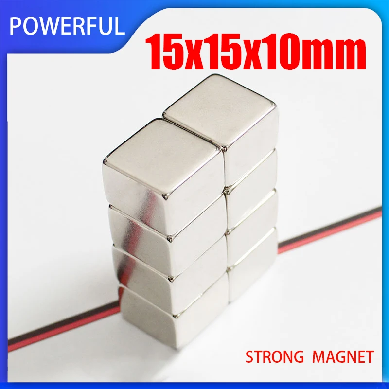 2~30PCS 15x15x10mm Strong Neodymium Magnets 15mm x 15mm x 10mm Powerful Block Rectangular Magnet 15*15*10mm Magnetic
2~30PCS 15x15x10mm Strong Neodymium Magnets 15mm x 15mm x 10mm Powerful Block Rectangular Magnet 15*15*10mm Magnetic