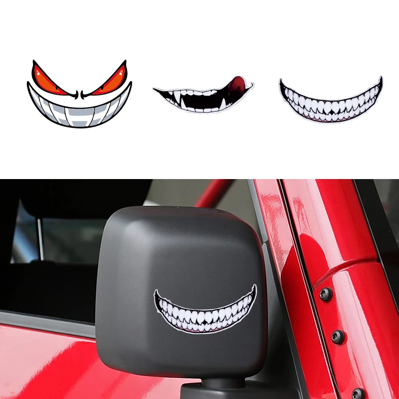 Demon Smiling Face Car Motorcycle Stickers and Decor for Scooter Head Racing Helmet Auto Window Bumper Decals Waterproof Styling
Demon Smiling Face Car Motorcycle Stickers and Decor for Scooter Head Racing Helmet Auto Window Bumper Decals Waterproof Styling