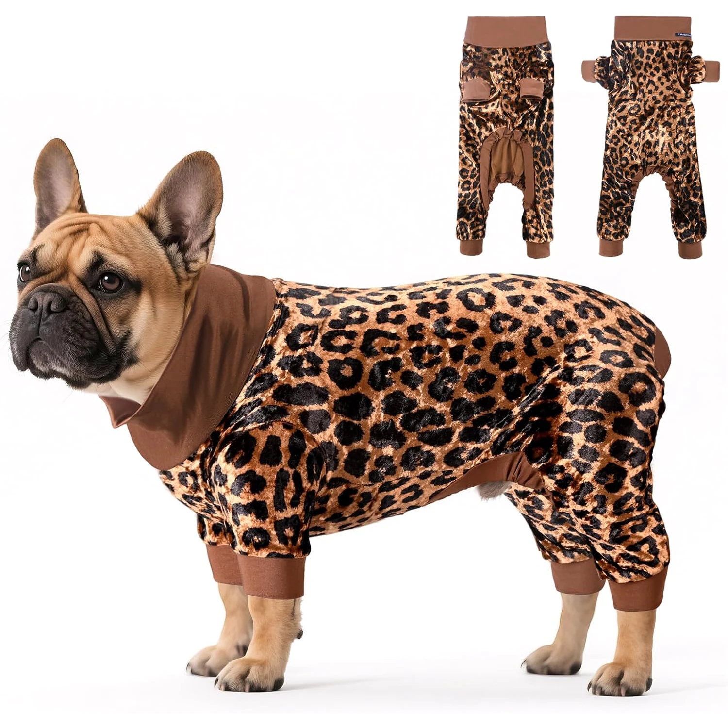 Удобный вельветовый комбинезон-пижама с леопардовым принтом для собак мелких и средних пород, эластичный комбинезон с высоким воротом, мягкий дышащий наряд для собак, пижама для домашних животных
Удобный вельветовый комбинезон-пижама с леопардовым принтом для собак мелких и средних пород, эластичный комбинезон с высоким воротом, мягкий дышащий наряд для собак, пижама для домашних животных