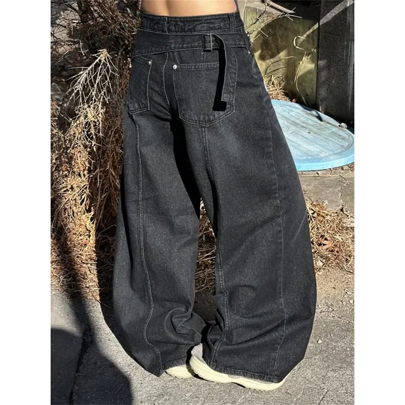 Chic High Waist Wide Leg Casual Jeans Grey Blue Korean Style Washed Denim Pants for Women Summer 2026 Casual Loose Fit
Chic High Waist Wide Leg Casual Jeans Grey Blue Korean Style Washed Denim Pants for Women Summer 2026 Casual Loose Fit
